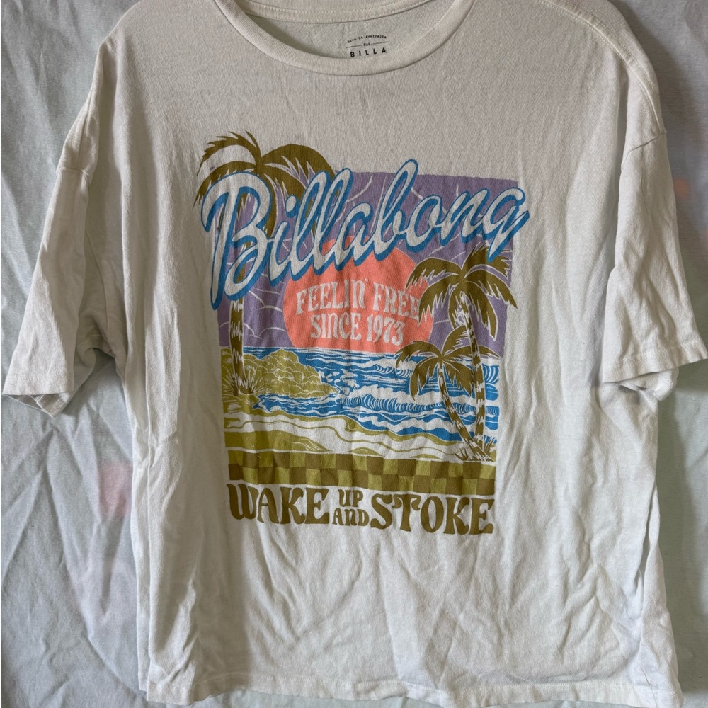 Billabong Cream Casual Tee